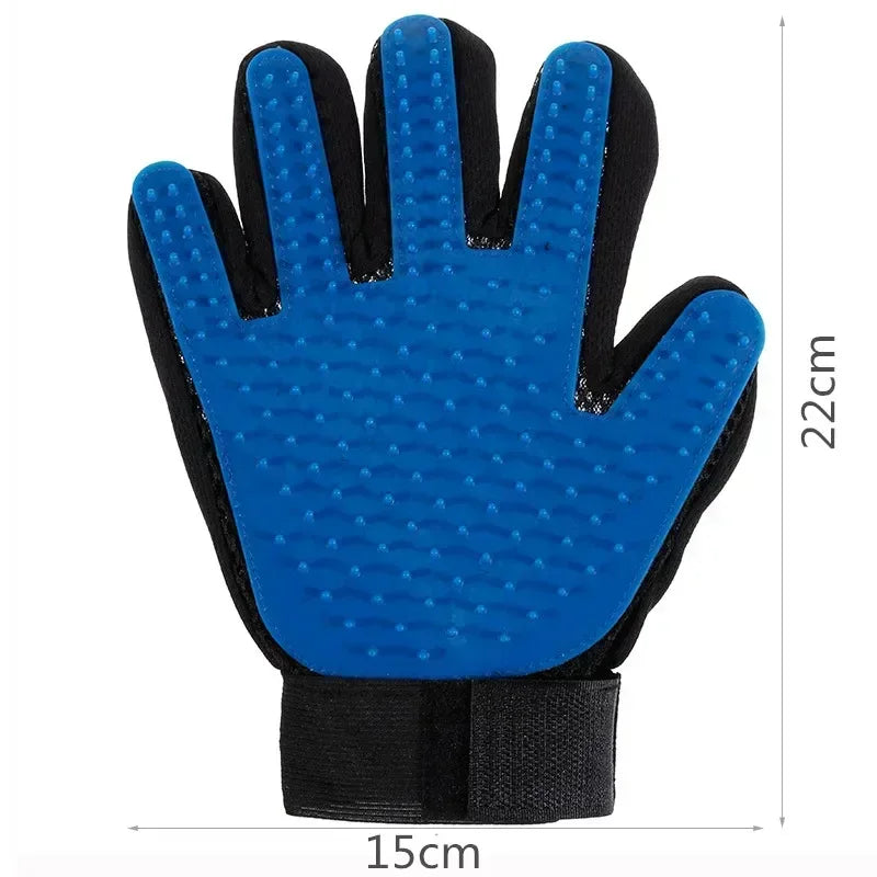 1pc Pet Cat and Dog Grooming Cleaning Brush Gloves, Depilatory Gloves, Animal Bathing, Dog Comb Effective Removal Back Massage